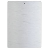 Geborsteld titanium leisteen monogram professionee klembord (Achterkant)