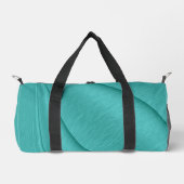 geborsteld turquoise genot plunjezak (Voorkant)