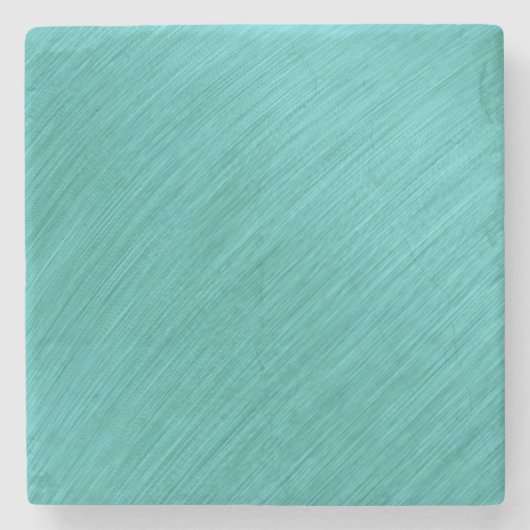 geborsteld turquoise genot stenen onderzetter (Voorkant)