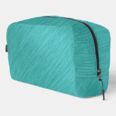 geborsteld turquoise genot toilettasje (Rechterhoek)