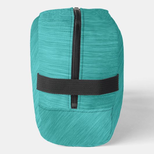 geborsteld turquoise genot toilettasje (Links)