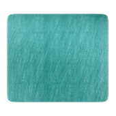 geborsteld turquoise glas snijplank (Voorkant)