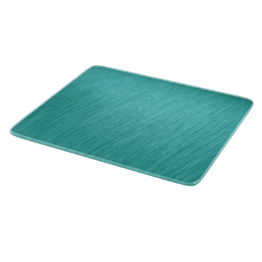 geborsteld turquoise glas snijplank (Hoek)