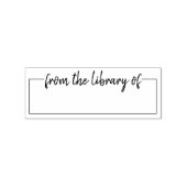 Geborsteld uit de bibliotheek van & Ex Libris Rubberstempel (Gestempeld)