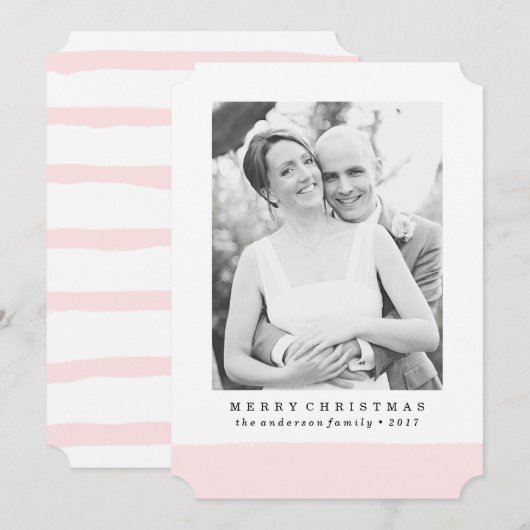 geborsteld | Vakantiefotokaart Feestdagenkaart (Voorkant / Achterkant)