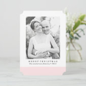 geborsteld | Vakantiefotokaart Feestdagenkaart (Staand voorkant)