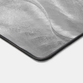 Geborsteld zilvermetaal Abstract Bureaumat (Hoek)