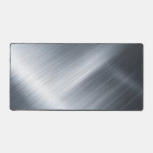 geborstelde aluminiummacrotextuur bureaumat (Voorkant)