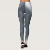 geborstelde aluminiummacrotextuur leggings (Achterkant)