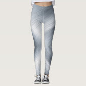 geborstelde aluminiummacrotextuur leggings (Voorkant)