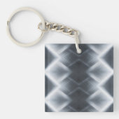 geborstelde aluminiummacrotextuur sleutelhanger (voorkant)