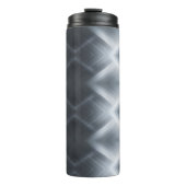 geborstelde aluminiummacrotextuur thermosbeker (Voorkant)