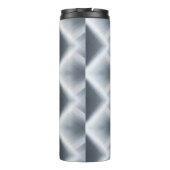 geborstelde aluminiummacrotextuur thermosbeker (Achterkant)