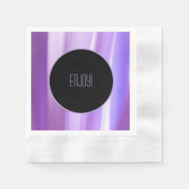 Geborstelde bloemblaadjes Lavendel Papier servet |