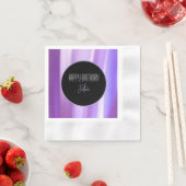 Geborstelde bloemblaadjes Lavendel Papier servet | (Insitu)