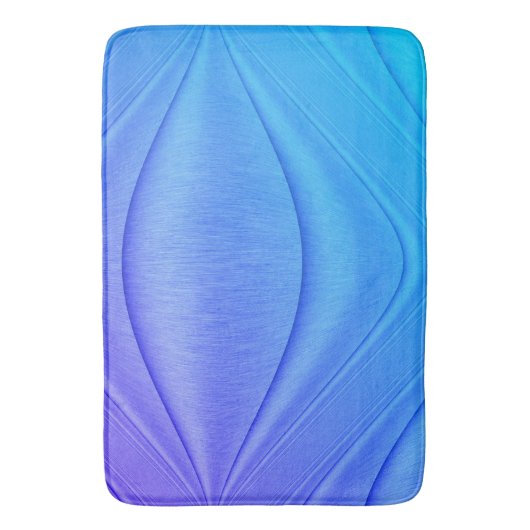 Geborstelde lavendel naar Violet Contour Design Badmat (Voorkant Verticaal)