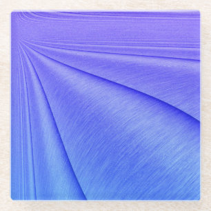 Geborstelde lavendel naar Violet Contour Design Glazen Onderzetter