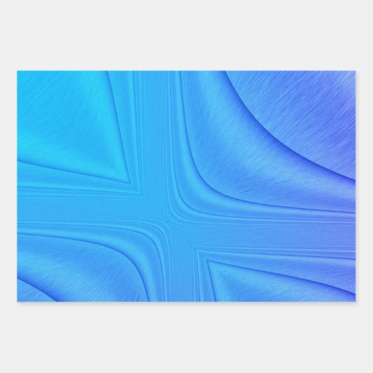 Geborstelde lavendel naar Violet Contour Design Inpakpapier Vel (Voorkant 3)