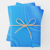 Geborstelde lavendel naar Violet Contour Design Inpakpapier Vel (In situ)