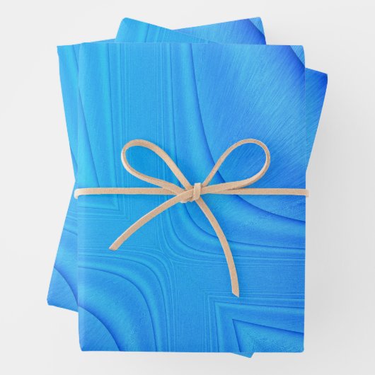 Geborstelde lavendel naar Violet Contour Design Inpakpapier Vel (In situ)