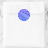 Geborstelde lavendel naar Violet Contour Design Ronde Sticker (Tas)