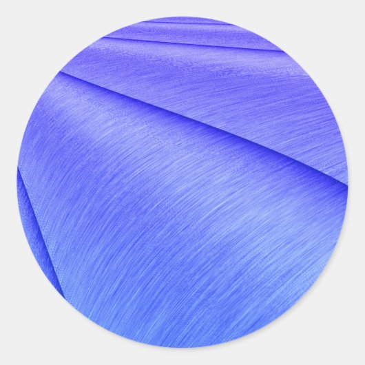 Geborstelde lavendel naar Violet Contour Design Ronde Sticker (Voorkant)