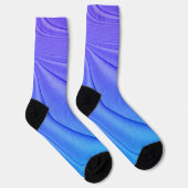 Geborstelde lavendel naar Violet Contour Design Sokken (Rechts)