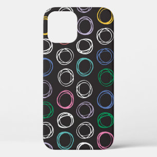 Geborstelde lijnen: Hand getrokken naadloos ontwer Case-Mate iPhone Case
