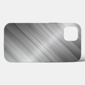 Geborstelde metaalstructuur Case-Mate iPhone case (Achterkant (horizontaal))