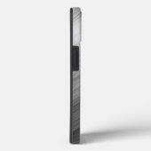 Geborstelde metaalstructuur Case-Mate iPhone case (Achterkant / Rechts)