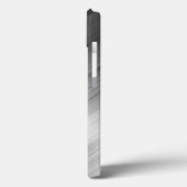 Geborstelde metaalstructuur Case-Mate iPhone case (Achterkant / Links)