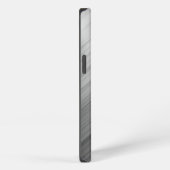 Geborstelde metaalstructuur iPhone hoesje (Rechterkant)