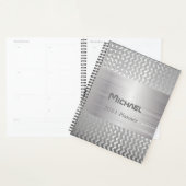 geborstelde metalen planner (Display)