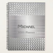 geborstelde metalen planner (Voorkant)