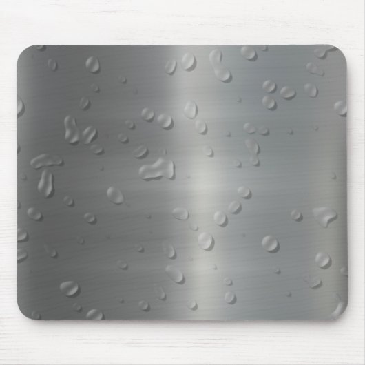 geborstelde metalen watervallen muismat (Voorkant)