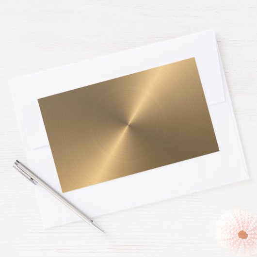 Geborstelde metallic textuur Sticker (Envelop)