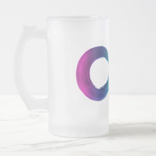 Geborstelde Neurodiversiteit Matglas Bierpul (Links)
