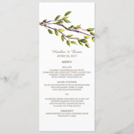 Geborstelde takken Bruiloft Menu