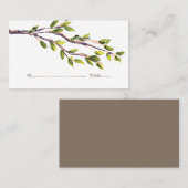 Geborstelde takken Trouwplaatskaarten Plaatskaartje (Voorkant / Achterkant)