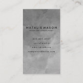 Geborstelde verf | Monogram | WATERVERF Visitekaartje (Achterkant)