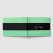 geborstelde Waterverf textuur bruiloft Gastenboek (Volledig)