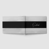 geborstelde Waterverf textuur bruiloft Gastenboek (Volledig)