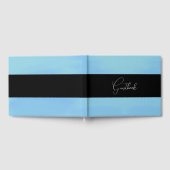 geborstelde Waterverf textuur bruiloft Gastenboek (Volledig)