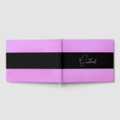 geborstelde Waterverf textuur bruiloft Gastenboek (Volledig)