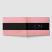 geborstelde Waterverf textuur bruiloft Gastenboek (Volledig)