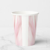 Geborstelde zachte roze papieren beker (Rechts)