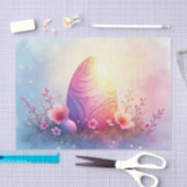 Gebosseerd Easter Egg met Cherry Blossoms Decoupag Tissuepapier (Craft)