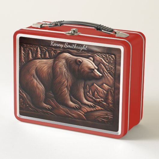 Gebosseerd lederen grizzly: wilde geest (Voorkant)