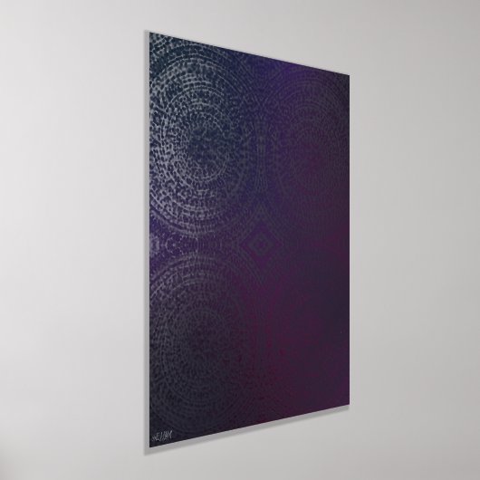 Gebosseerde zilverfolie print (Laagn)