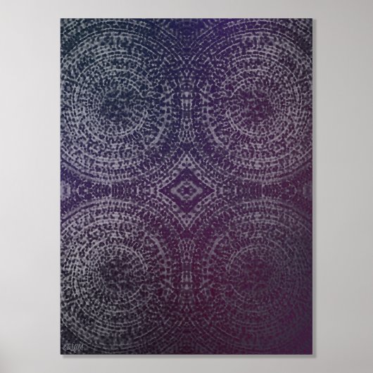 Gebosseerde zilverfolie print (Voorkant)